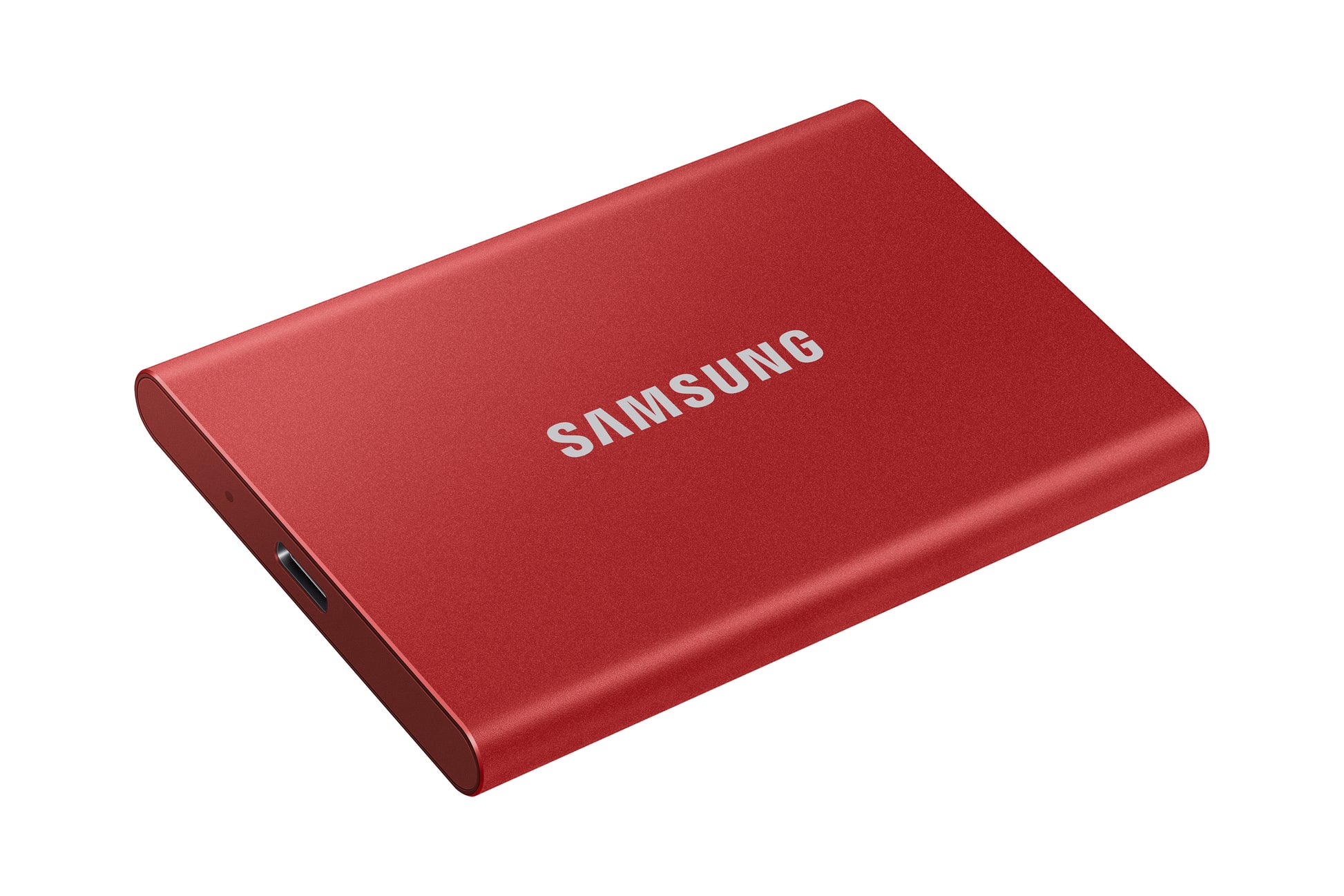 Samsung Portable SSD T7 – 500 GB, USB-C 3.2 Gen 2, 1'050 MB/s Lesen, 1'000 MB/s Schreiben, Rot