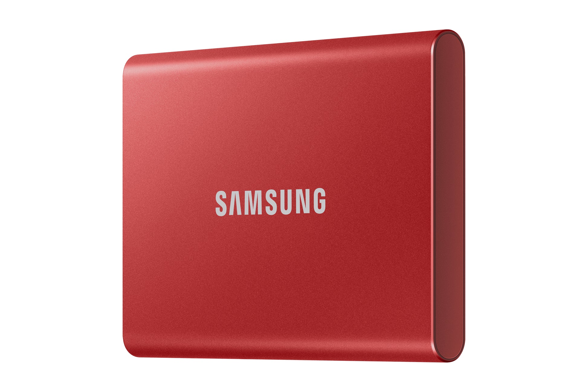 Samsung Portable SSD T7 – 500 GB, USB-C 3.2 Gen 2, 1'050 MB/s Lesen, 1'000 MB/s Schreiben, Rot