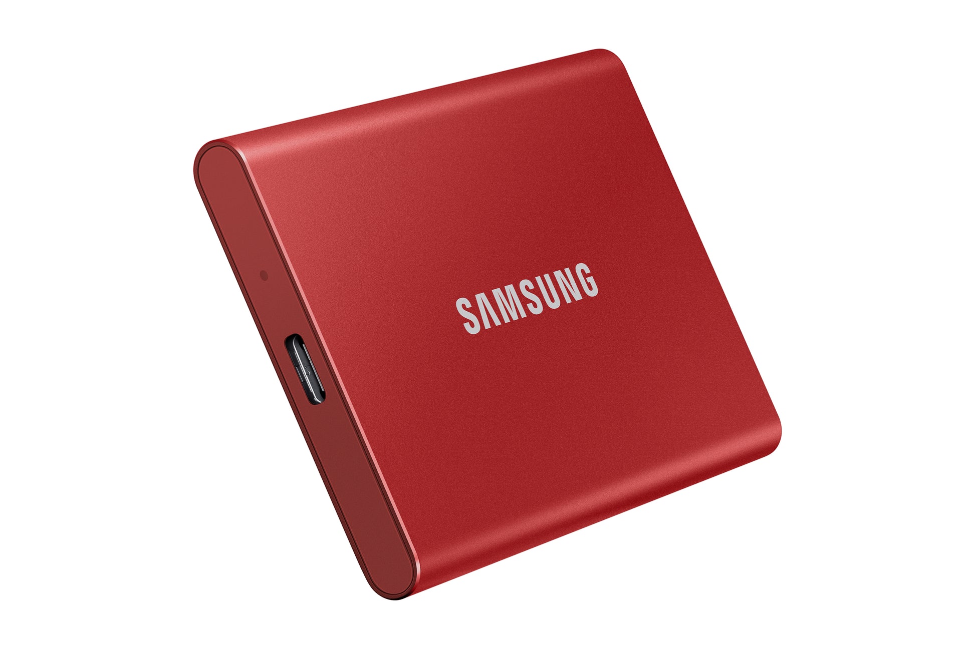Samsung Portable SSD T7 – 500 GB, USB-C 3.2 Gen 2, 1'050 MB/s Lesen, 1'000 MB/s Schreiben, Rot