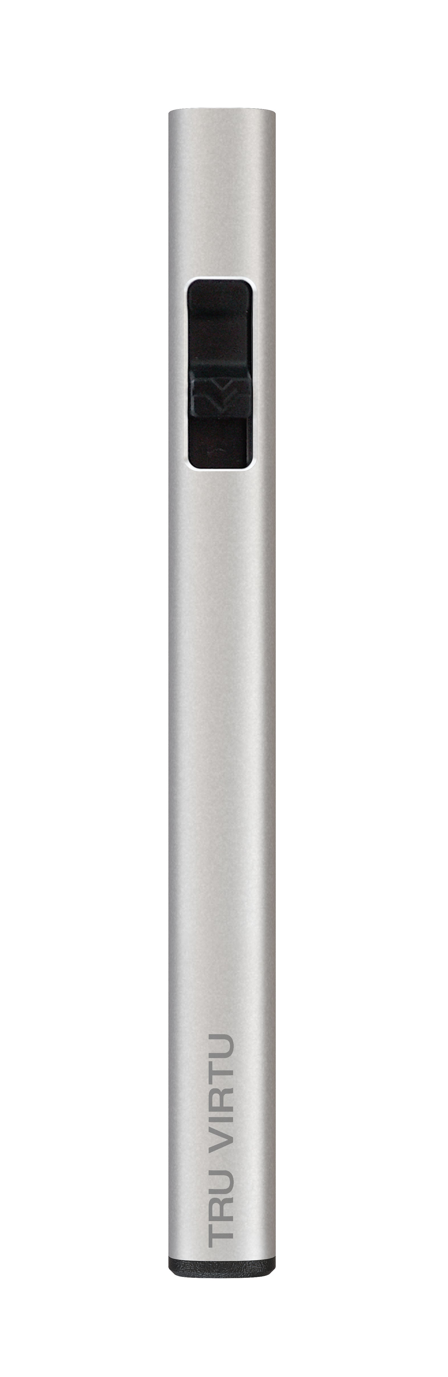 TRU VIRTU Kartenetui – RFID-Schutz, Slider-Verschluss – 5 Karten – Silber, ABS/Aluminium – Click & Slide