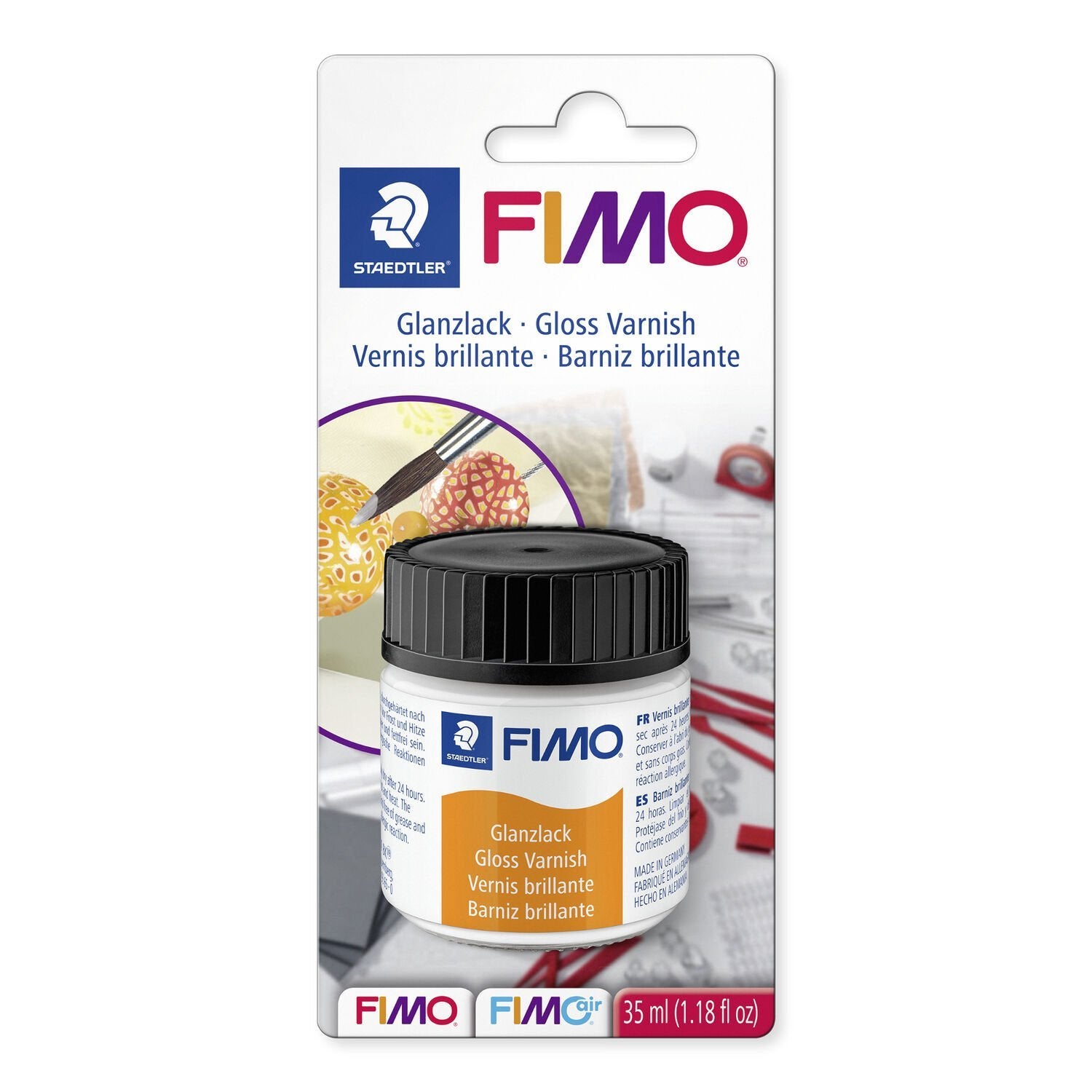 Staedtler FIMO Klarlack – Transparent, glänzend – 35 ml