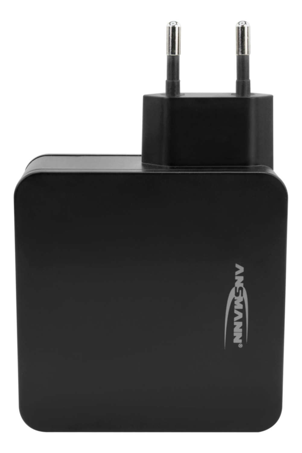 Ansmann HOME CHARGER 265PD USB-Ladegerät 60 W – USB-C×1, USB-A×1 – PD – EU-Stecker (Typ C) – Schwarz