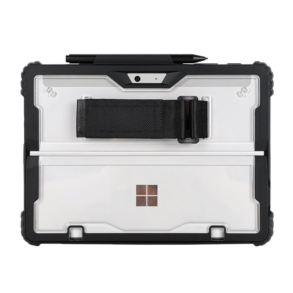 InfoCase Tablet-Hülle für Microsoft Surface Pro 9 13" – Schwarz, Durchscheinend