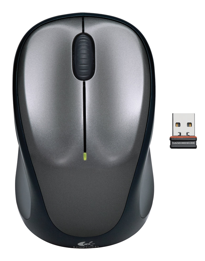 Logitech M235 – Maus – Kabellos (2,4 GHz), Rechts, Schwarz
