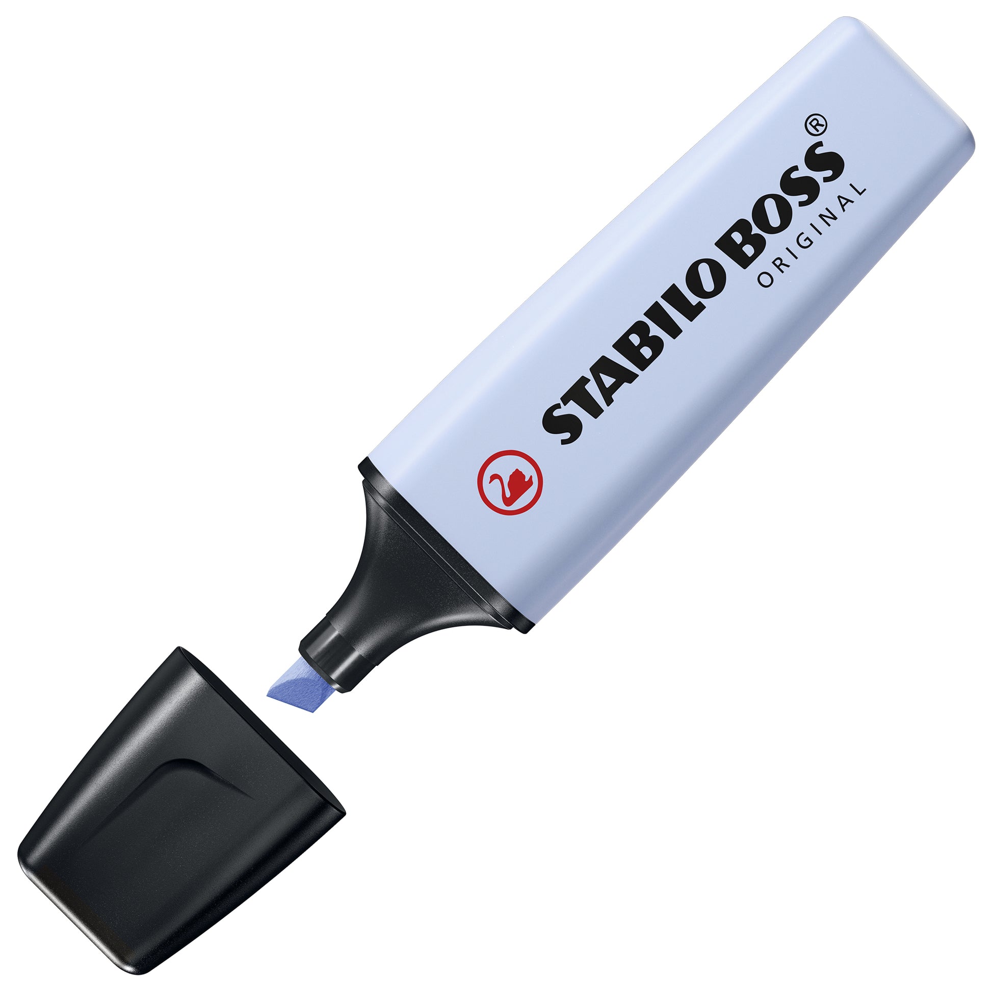 STABILO BOSS Original Textmarker Set 8 Farben Pastell – Keilspitze, 2–5 mm