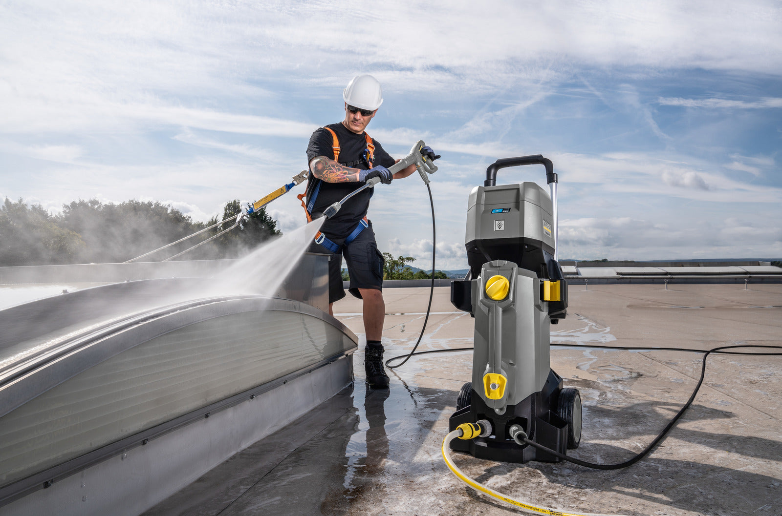 Kärcher HD 4/11 C Bp Pack Plus Hochdruckreiniger – 36 V – 110 bar, 400 l/h – Kärcher Battery Power