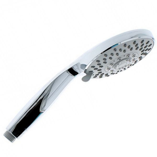 AquaClic Handbrause Variéte – 4,2×26,5 cm, Kunststoff, 5 Strahlarten, für 1/2"-Anschluss, Chrom