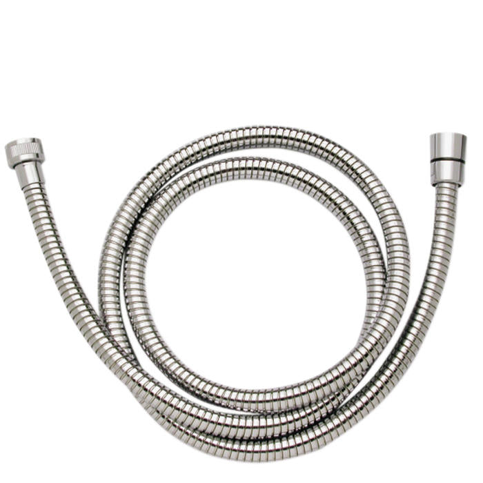 AquaClic Duschschlauch Super Flexxi Inox – 175 cm, Edelstahl, Anschluss 1/2"