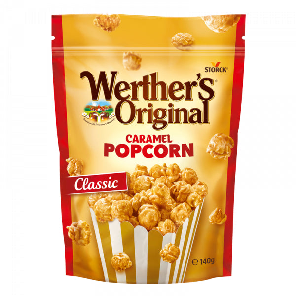 STORCK Werthers Original Popcorn – Karamell – 140 g