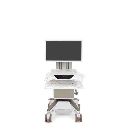 Ergotron CareFit Pro IT-/Medizin-Fahrwagen – elektrisch höhenverstellbar