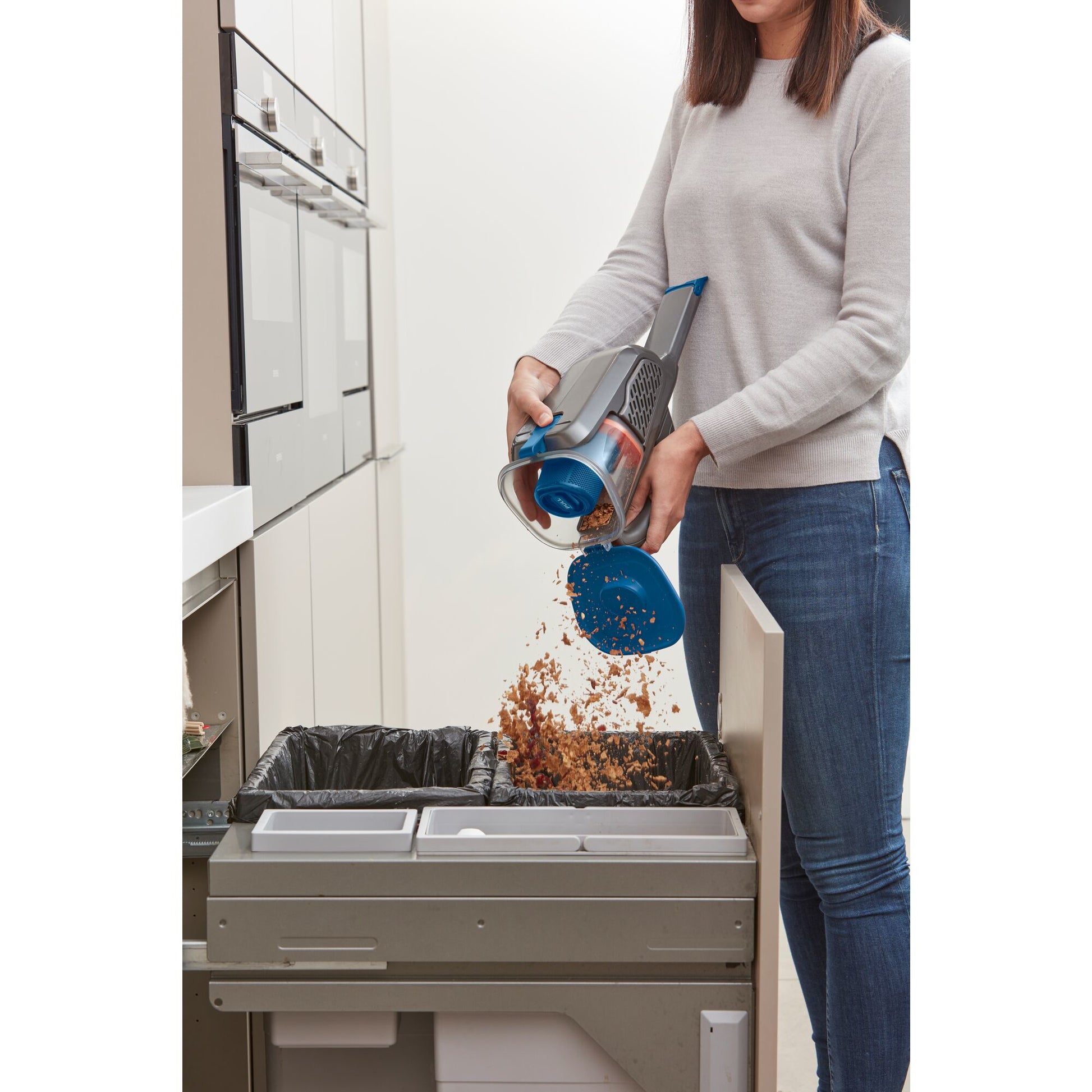 Black & Decker BLACK+DECKER Handstaubsauger – 0,7 l, Akkubetrieb, 2 Stufen, 12 V
