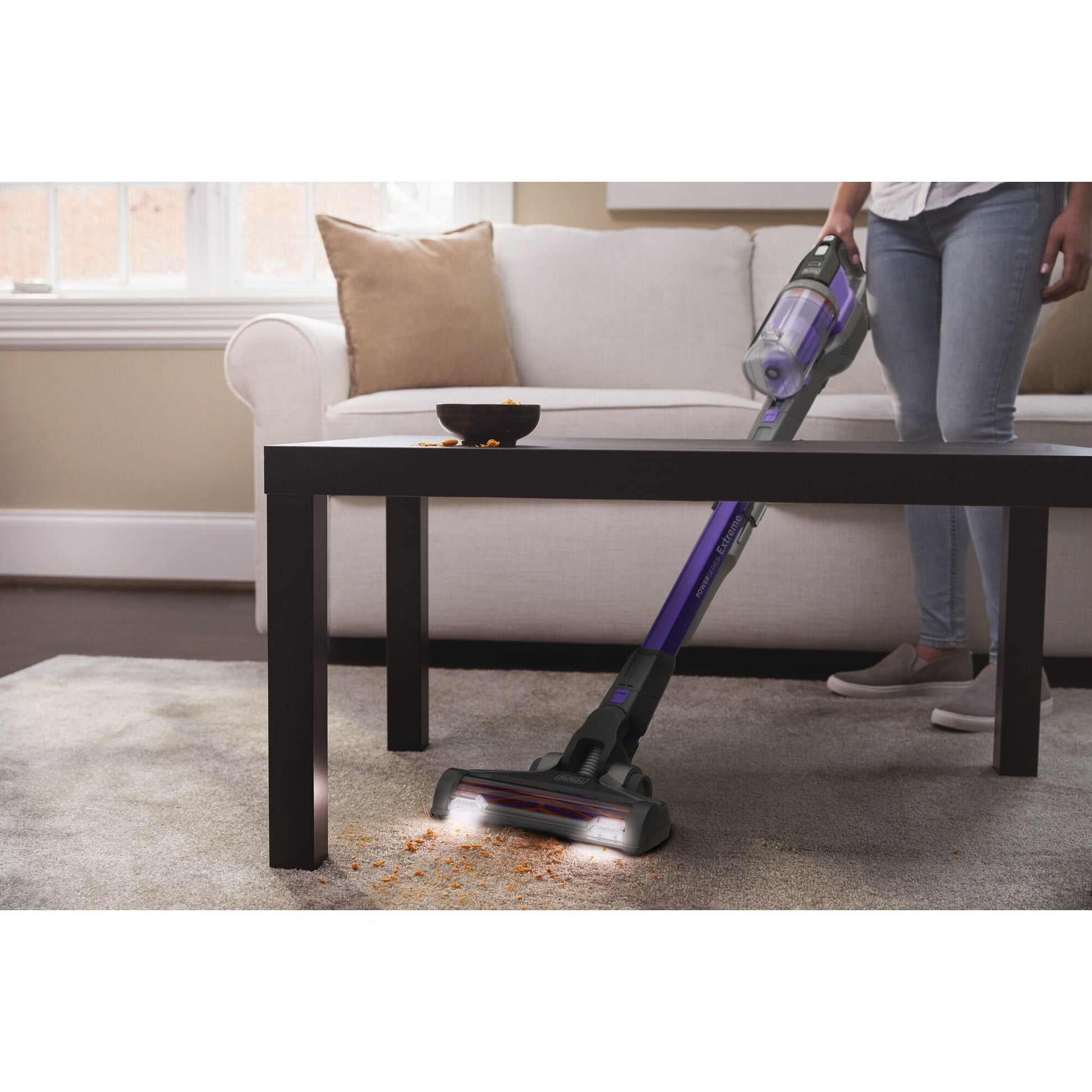 Black & Decker BLACK+DECKER Akku-Bodenstaubsauger Pet – 72 Wh, 0,7 l, Akkubetrieb, 3 Stufen