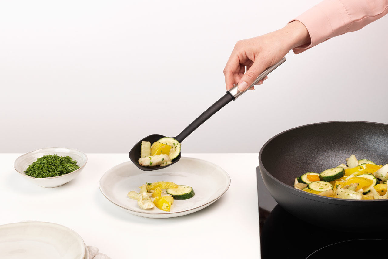 Brabantia Schöpflöffel 35,6 cm, Kunststoff/Edelstahl, Schwarz