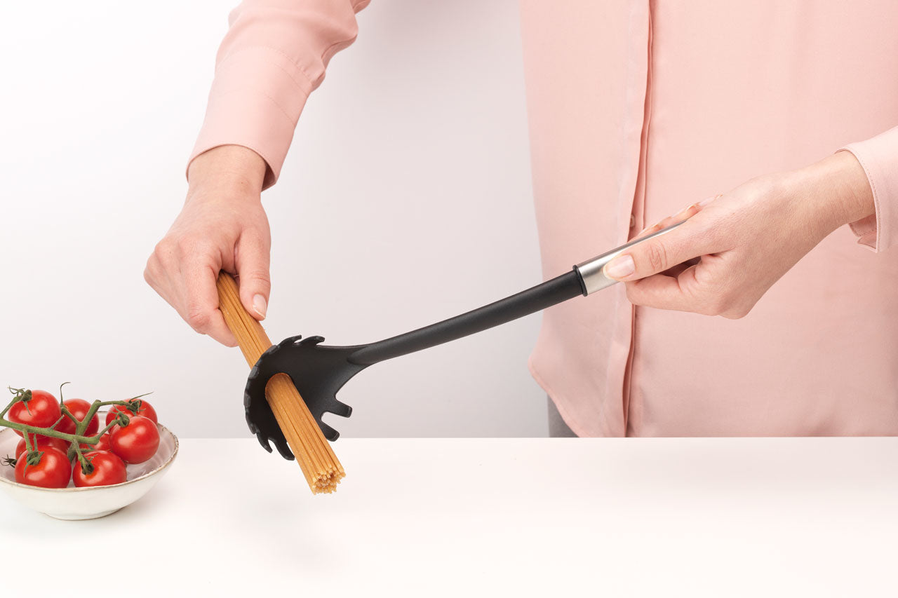 Brabantia Spaghettilöffel, 35,5 cm, Nylon/Kunststoff, Schwarz