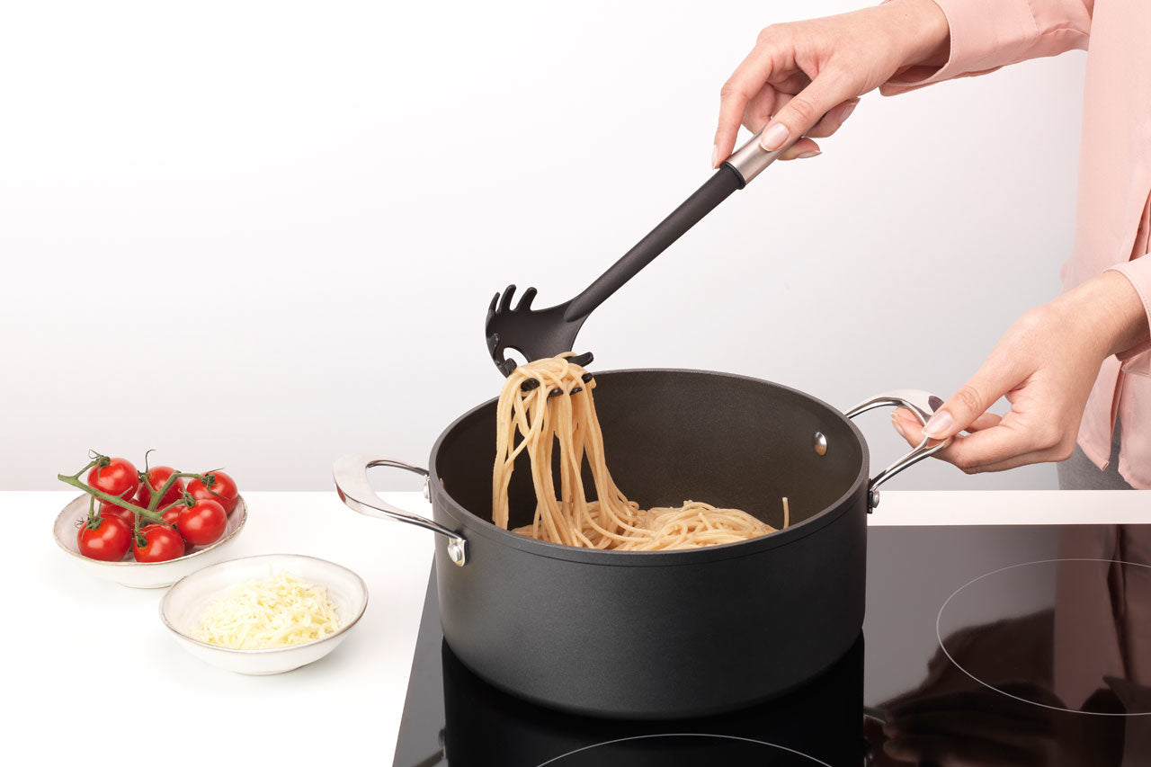 Brabantia Spaghettilöffel, 35,5 cm, Nylon/Kunststoff, Schwarz