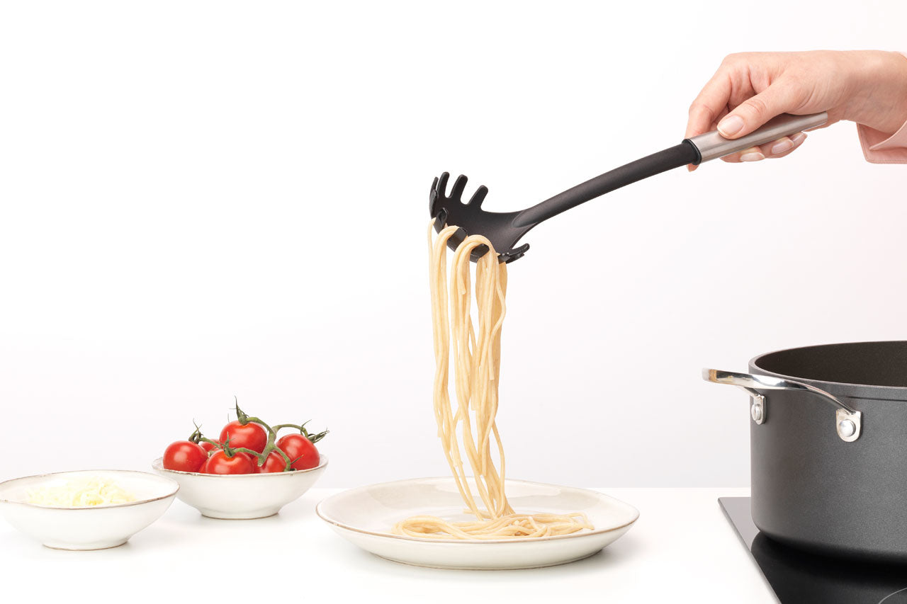 Brabantia Spaghettilöffel, 35,5 cm, Nylon/Kunststoff, Schwarz