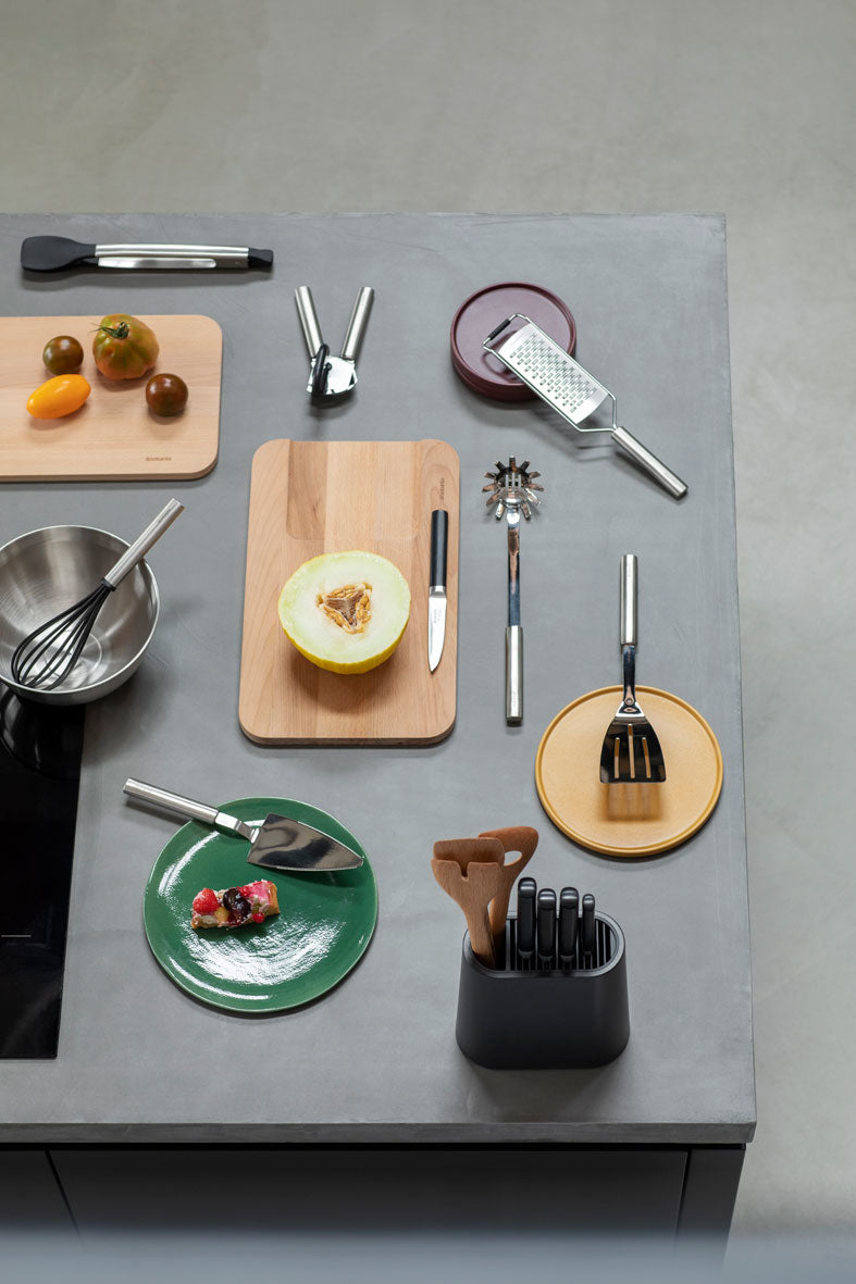Brabantia Saucenlöffel 30,2 cm, Edelstahl/Nylon, Silber, spülmaschinenfest