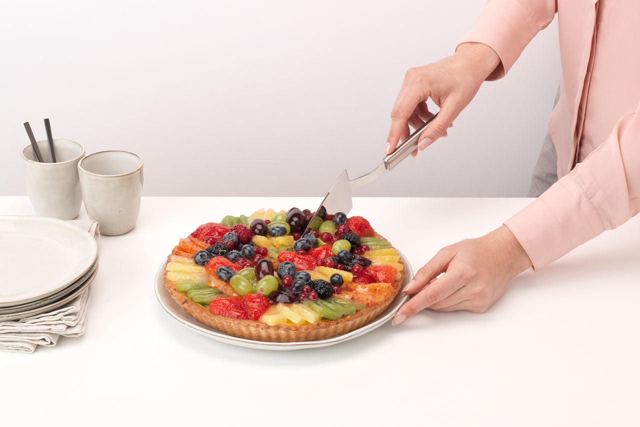 Brabantia Pizzaheber, 6,5 × 2,8 × 30,3 cm, Edelstahl, silber, für Torten