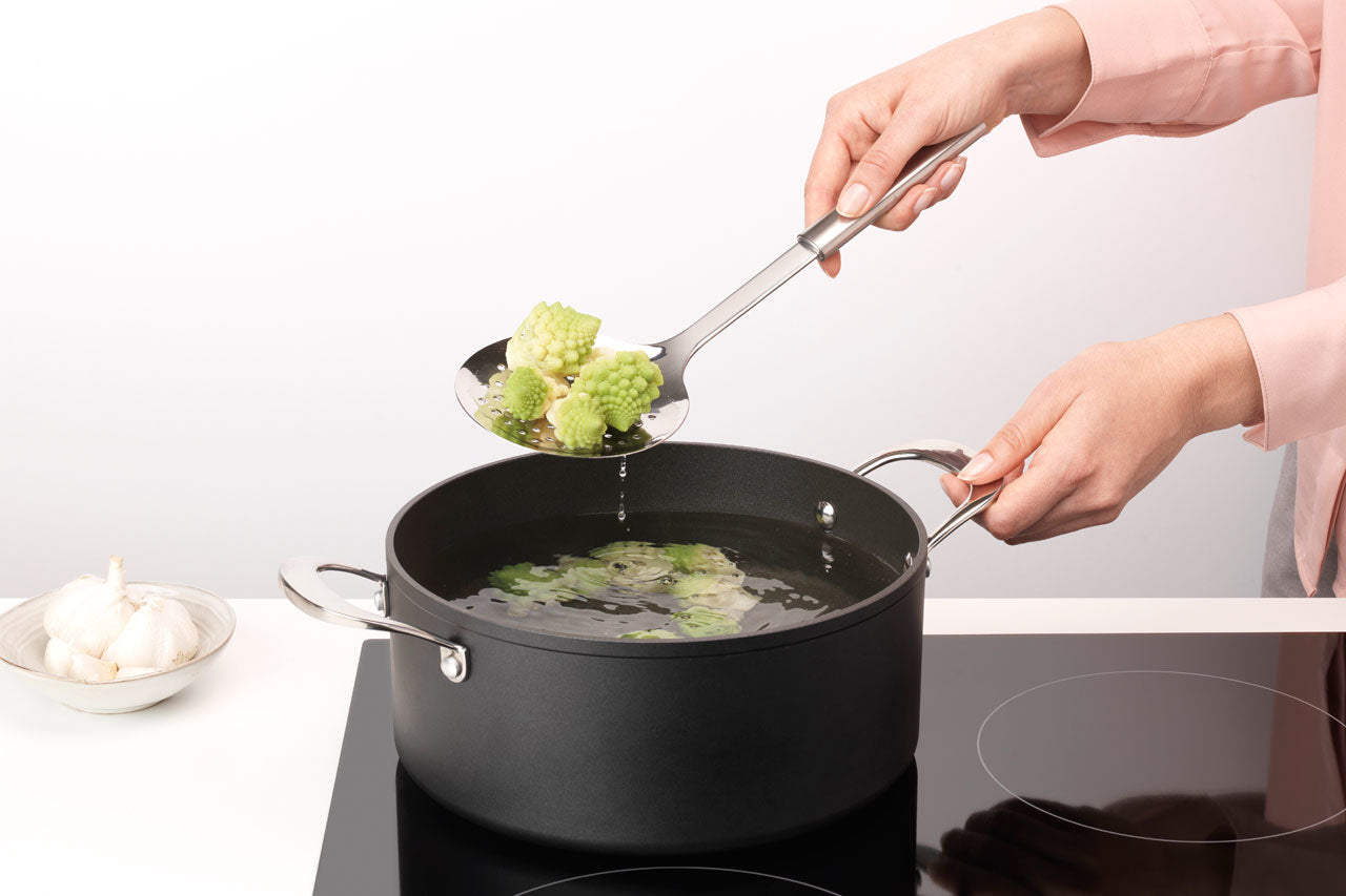Brabantia Schaumlöffel 32,8 cm, Edelstahl, Silber