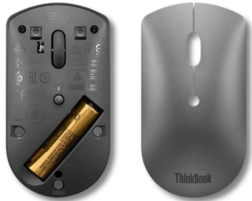 Lenovo ThinkBook Maus – kabellos, Bluetooth, Silent-Tasten