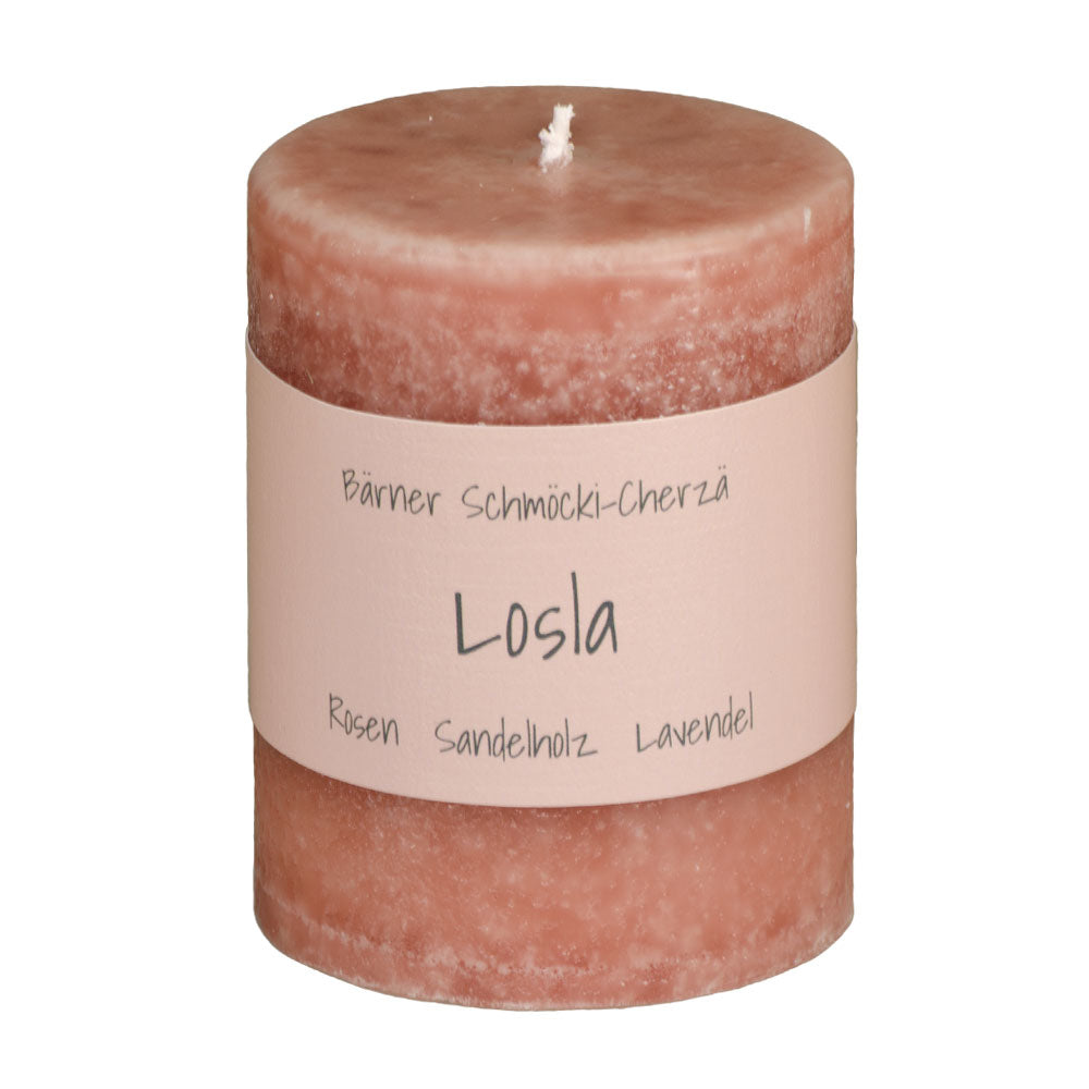 Schulthess Kerzenhandwerk Duftkerze – Lavendel, Rose & Sandelholz – Ø 7 × 8 cm – ca. 40 h