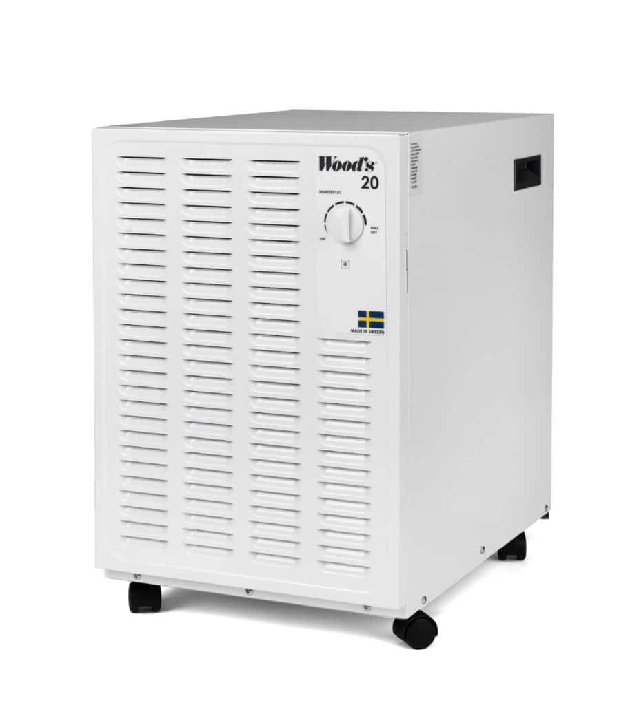 Wood's Luftentfeuchter SW-20FW – 14 L/24 h, bis 90 m², Tank 11,4 l, Hygrostat