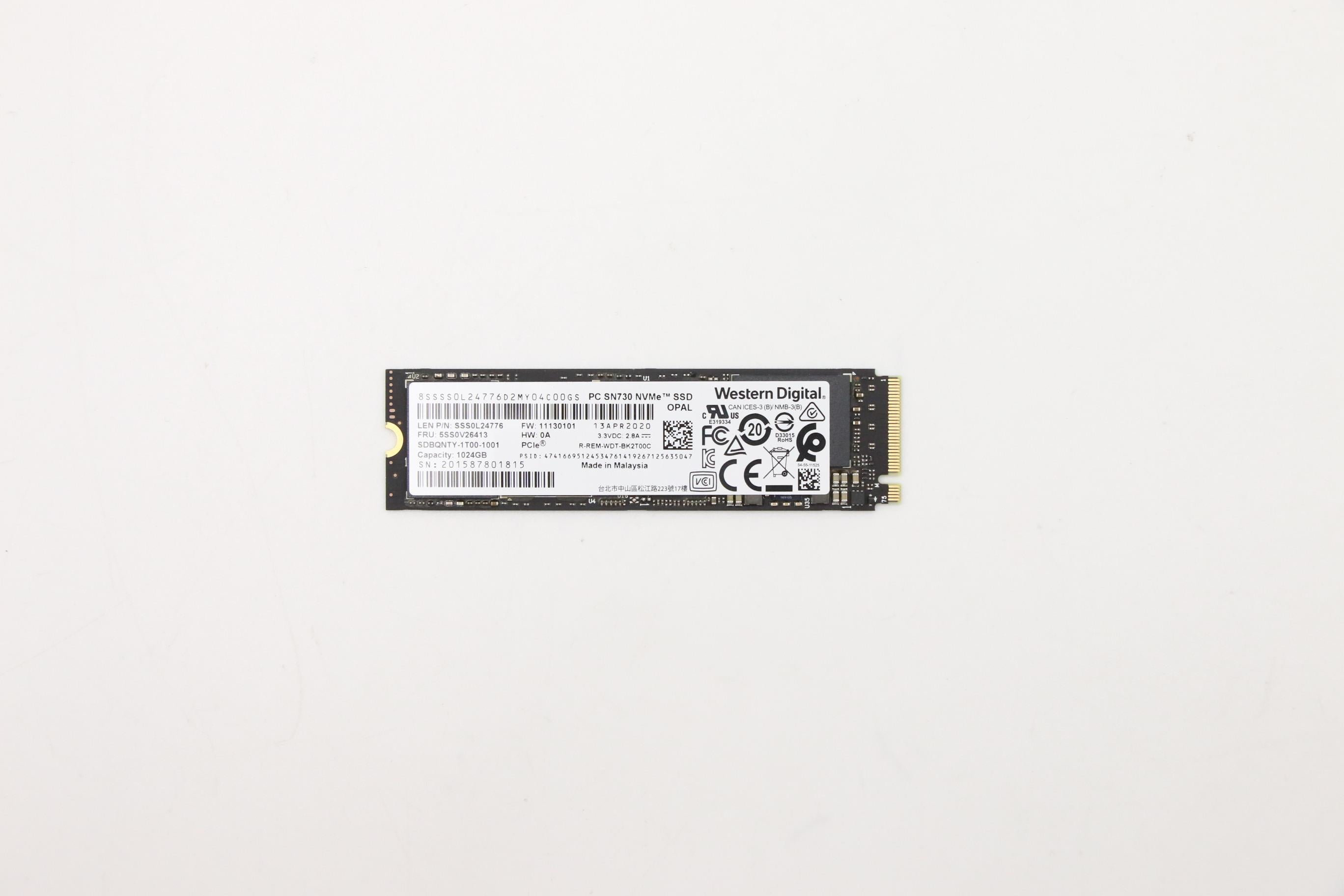 Lenovo M.2 PCIe NVMe SSD – 1 TB, intern