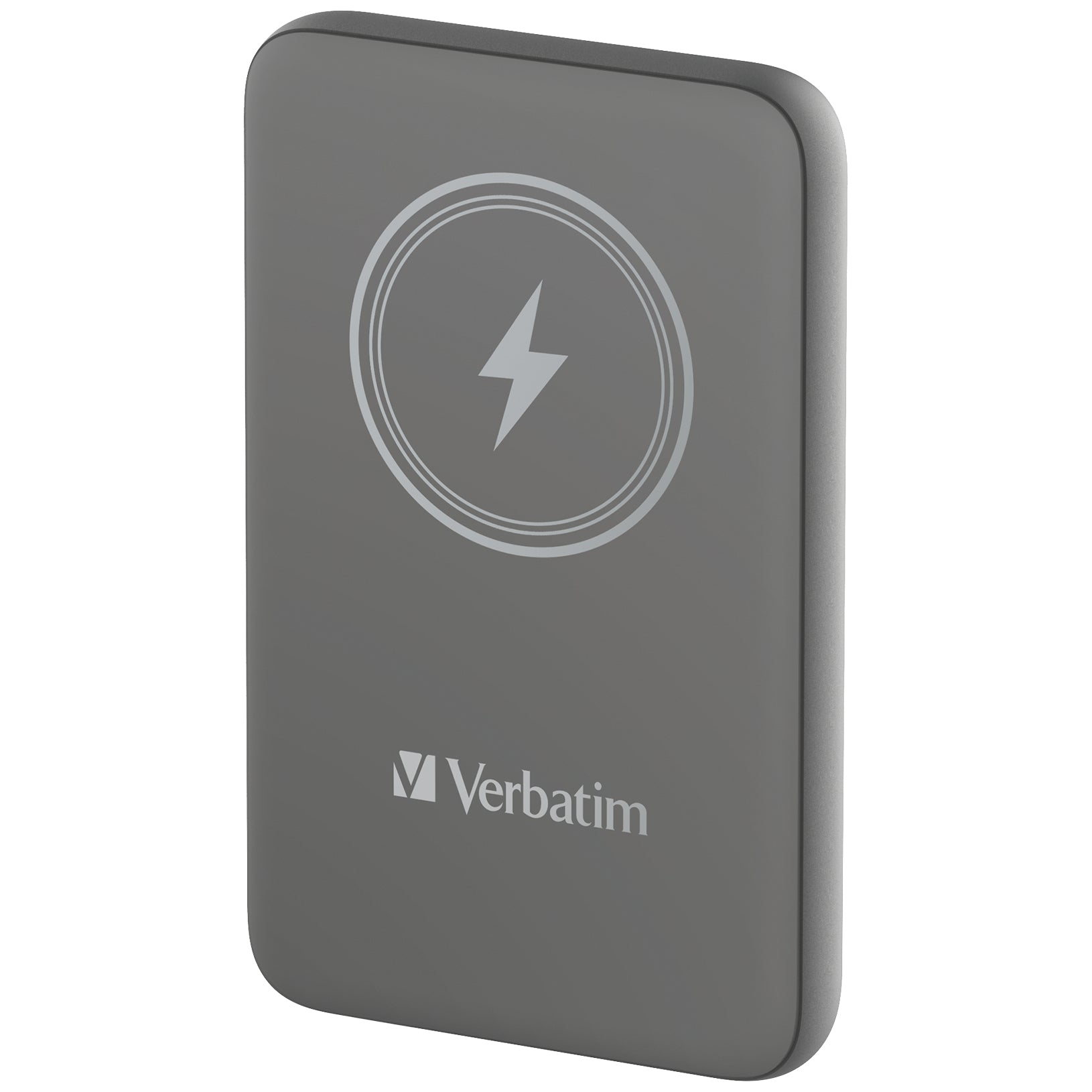 Verbatim MagSafe Powerbank 10'000 mAh – 20 W PD, Wireless 15 W, 1× USB-C, Grau