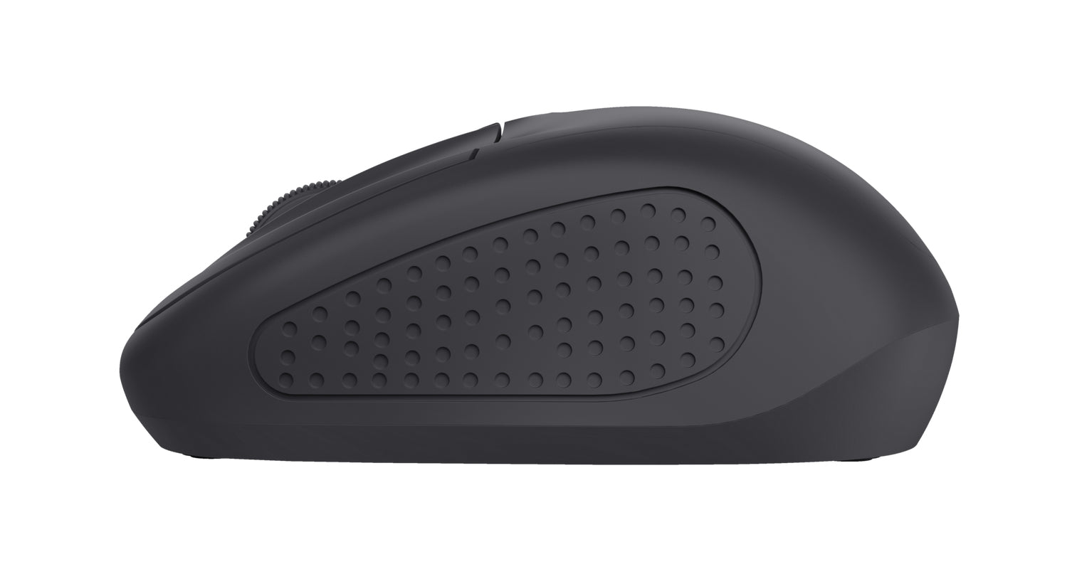Trust Primo – Maus – Kabellos (2,4 GHz), 1600 DPI, beidhändig, Schwarz