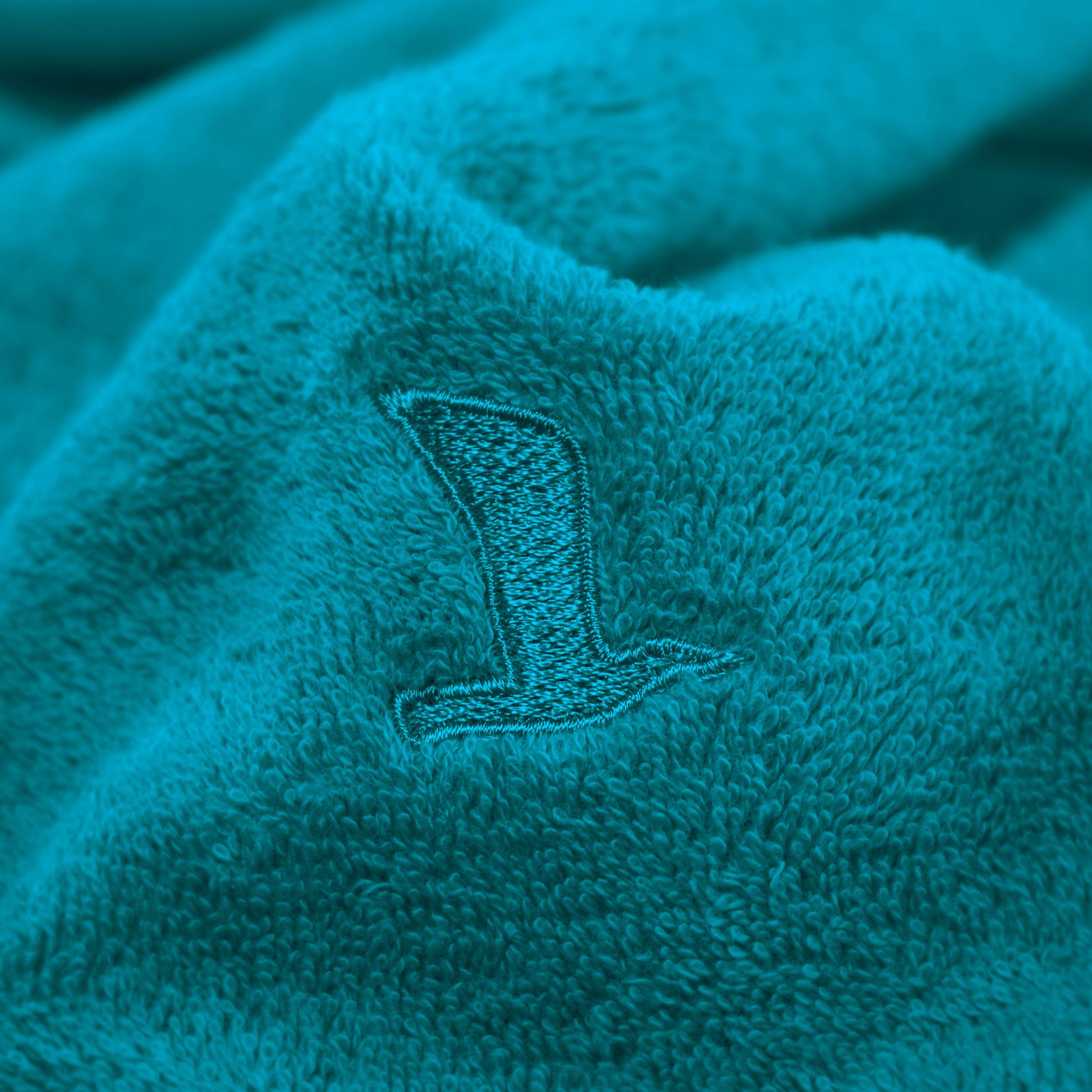 Möve Superwuschel Badetuch – 100 × 160 cm, Blaugrün, 100% Baumwolle, 550 g/m²