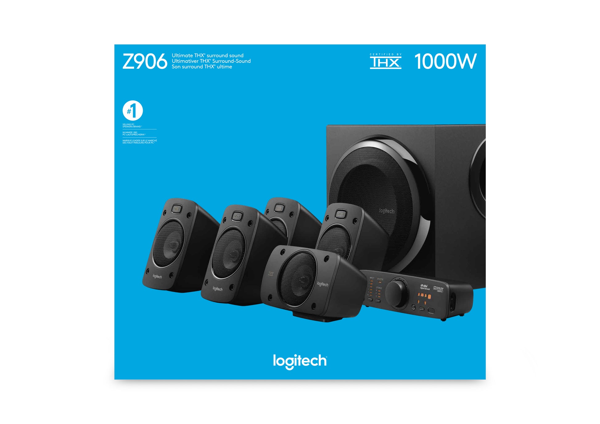 Logitech Z906 – PC-Lautsprecher-Set – 5.1