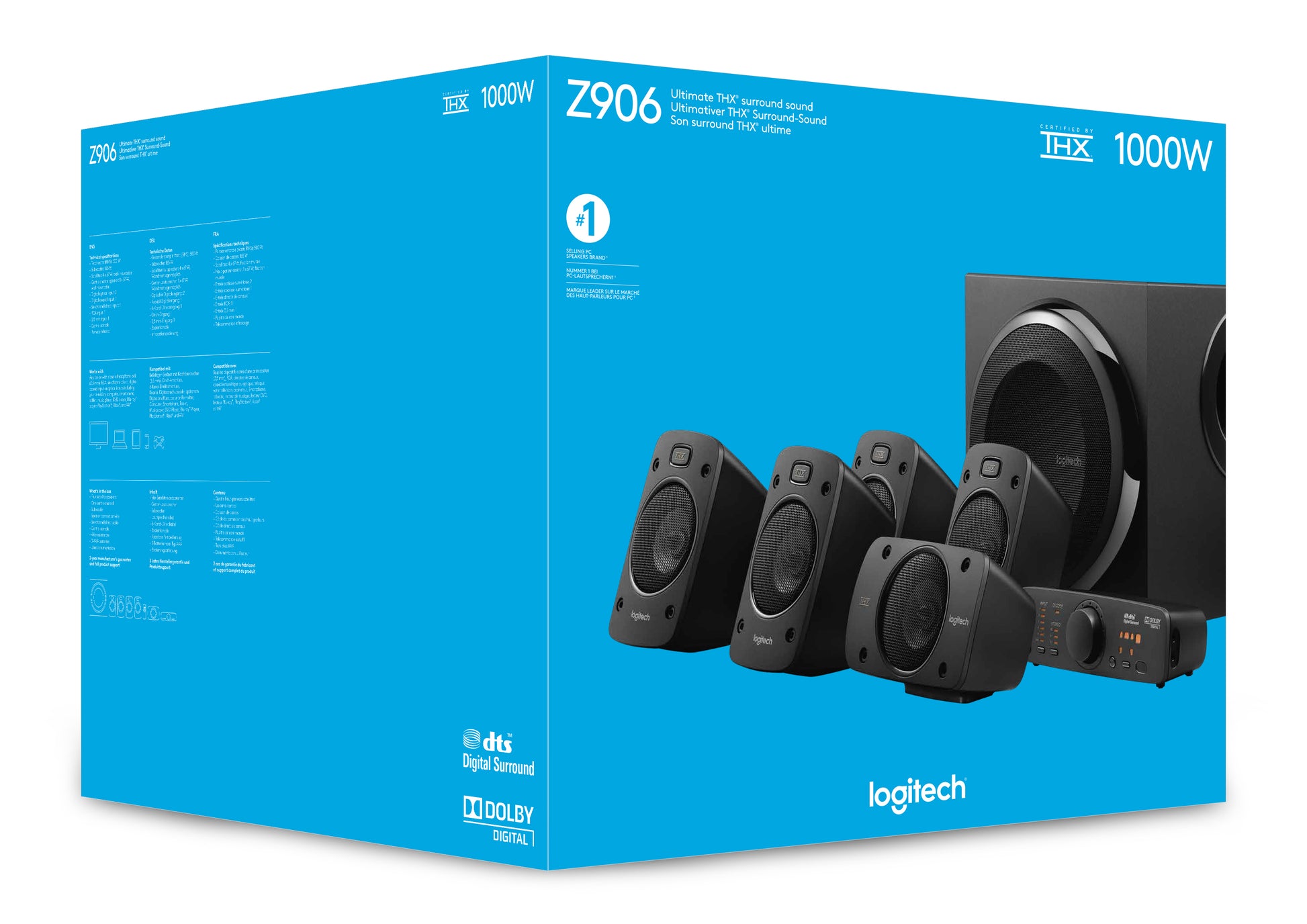 Logitech Z906 – PC-Lautsprecher-Set – 5.1