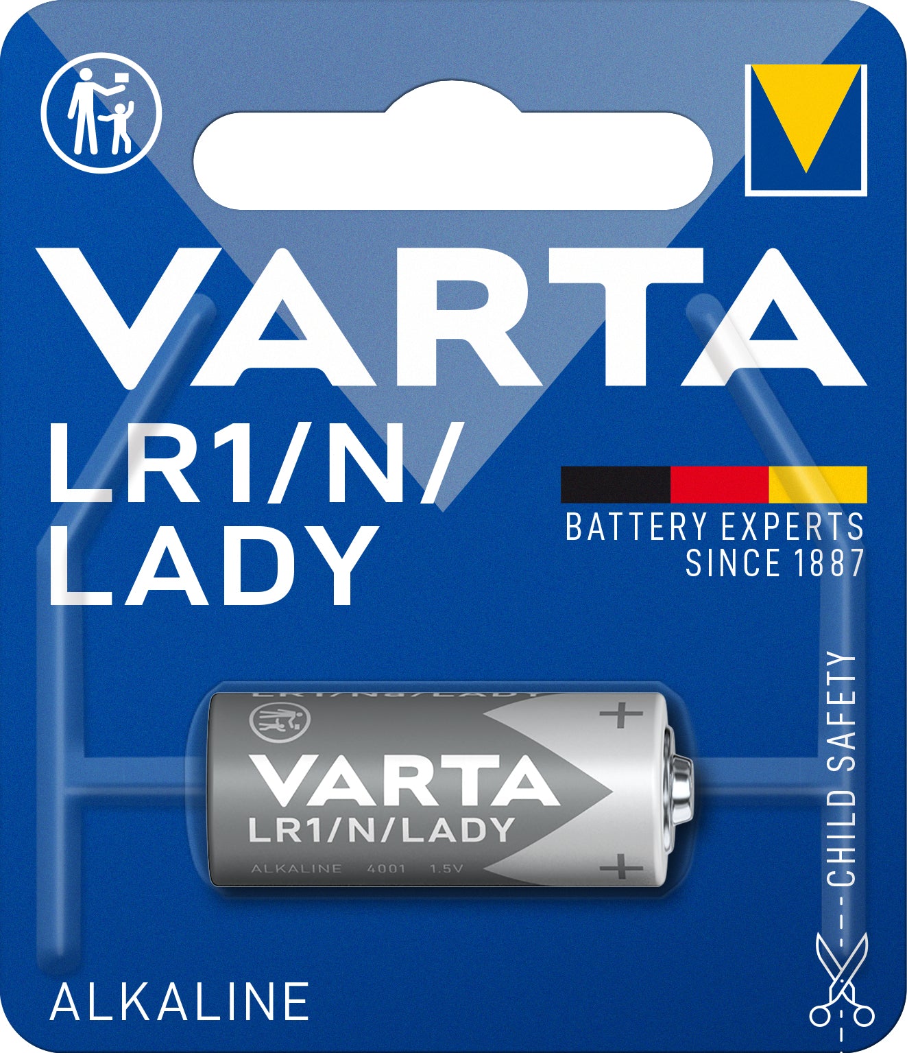 Varta N (LR1) Batterie, Alkaline, 1,5 V – 1 Stk.