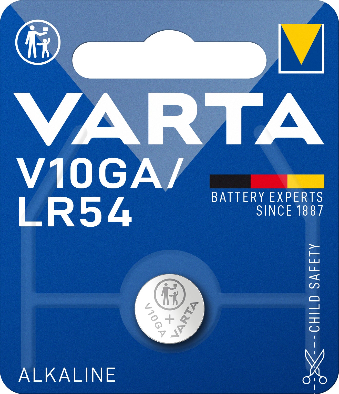 Varta Knopfzelle LR54, Alkaline, 1,5 V – 1 Stk.