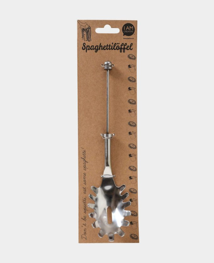 I am Creative Spaghettilöffel 33 cm, silber