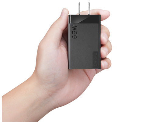 Lenovo G0A6N065WW USB-Ladegerät 65 W – USB-C×1 – PD 3.0 – AU/EU/UK/US-Stecker – Schwarz