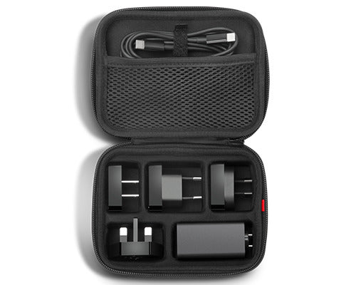 Lenovo G0A6N065WW USB-Ladegerät 65 W – USB-C×1 – PD 3.0 – AU/EU/UK/US-Stecker – Schwarz