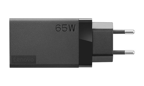Lenovo G0A6N065WW USB-Ladegerät 65 W – USB-C×1 – PD 3.0 – AU/EU/UK/US-Stecker – Schwarz