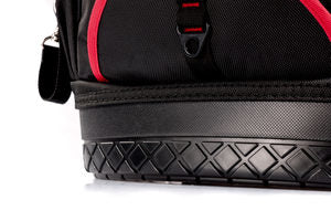 Parat Werkzeugrucksack – 18 Fächer, mit Schultergurt, mit Griff, Rot, Nylon, B 360 × H 440 × T 170 mm