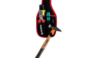 Parat Parabelt S Gürteltasche, 10 Fächer, mit Schultergurt, Rot, Nylon, B 160 × H 290 × T 30 mm