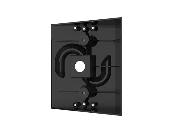 2N Montageplatte – Wand, 134×0×115 mm, Schwarz, für IP Solo (9155301CS, 9155301CBS)