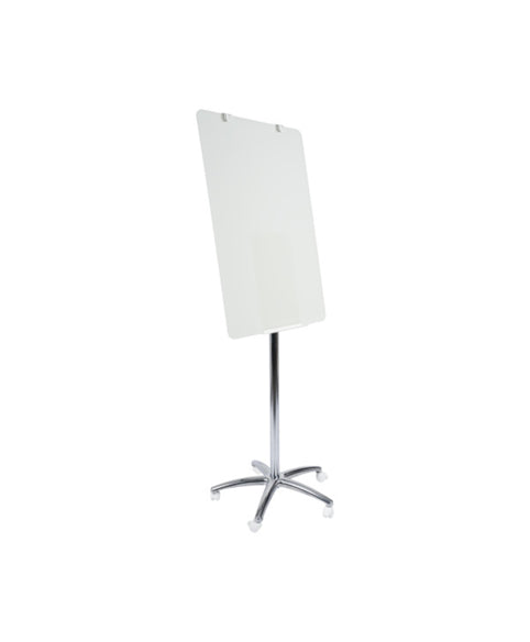 Bi-Office GEA4850126 Mobiles Flipchart, nicht magnetisch, Glasoberfläche