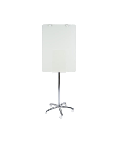 Bi-Office GEA4850126 Mobiles Flipchart, nicht magnetisch, Glasoberfläche