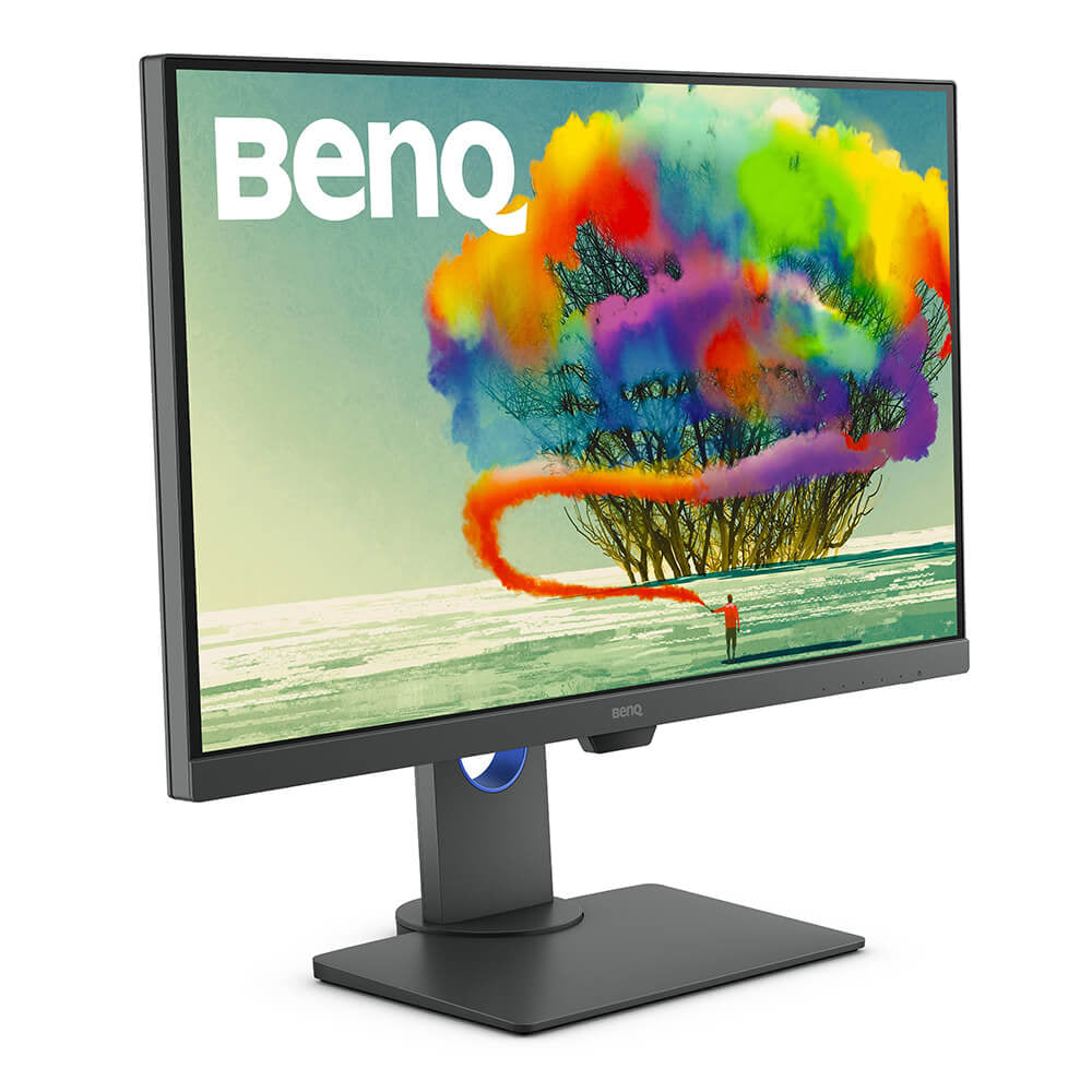 BenQ PD2705Q – Monitor, 27", 2560 × 1440 (WQHD), IPS, 60 Hz, 300 cd/m², KVM, USB-C, Integrierte Lautsprecher