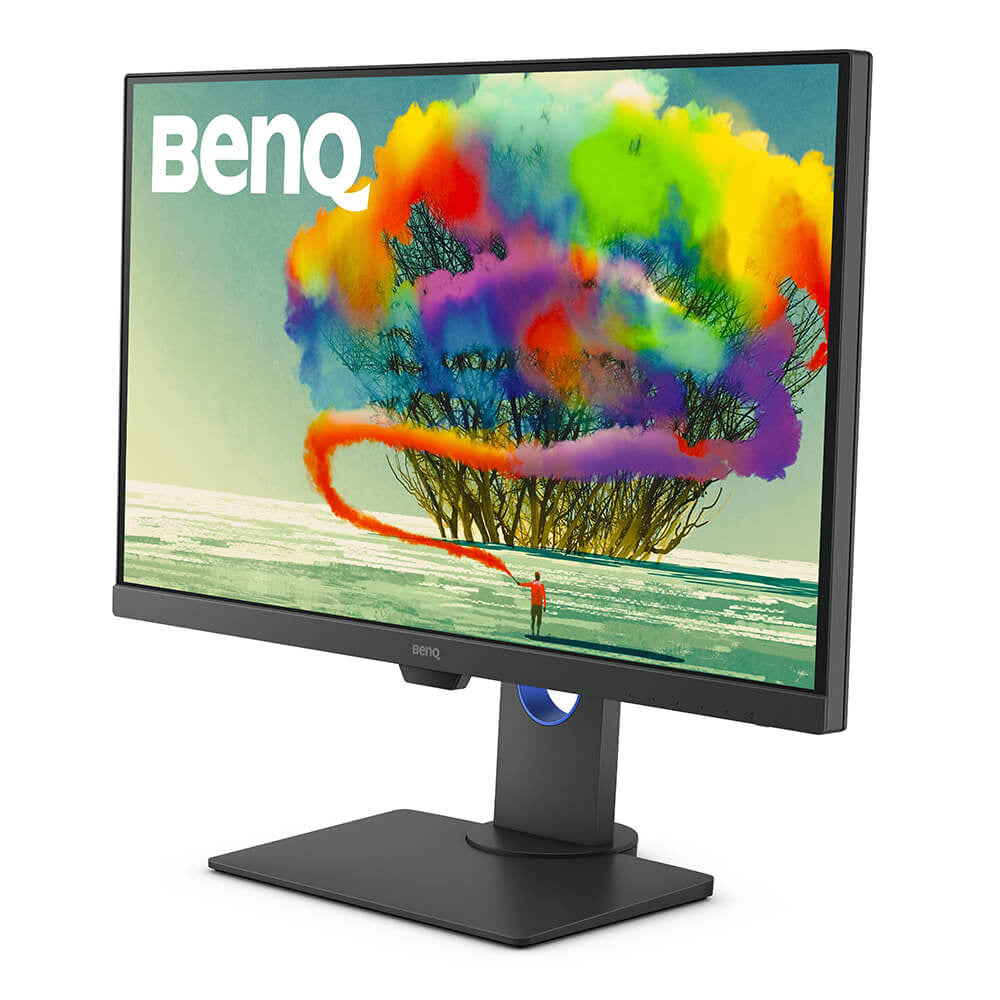 BenQ PD2705Q – Monitor, 27", 2560 × 1440 (WQHD), IPS, 60 Hz, 300 cd/m², KVM, USB-C, Integrierte Lautsprecher