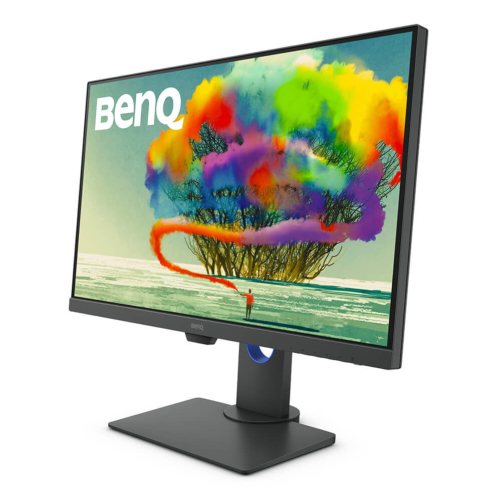BenQ PD2705Q – Monitor, 27", 2560 × 1440 (WQHD), IPS, 60 Hz, 300 cd/m², KVM, USB-C, Integrierte Lautsprecher