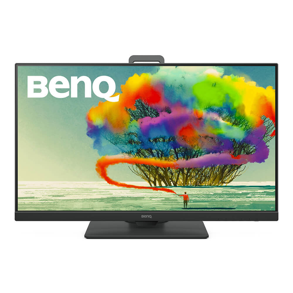 BenQ PD2705Q – Monitor, 27", 2560 × 1440 (WQHD), IPS, 60 Hz, 300 cd/m², KVM, USB-C, Integrierte Lautsprecher