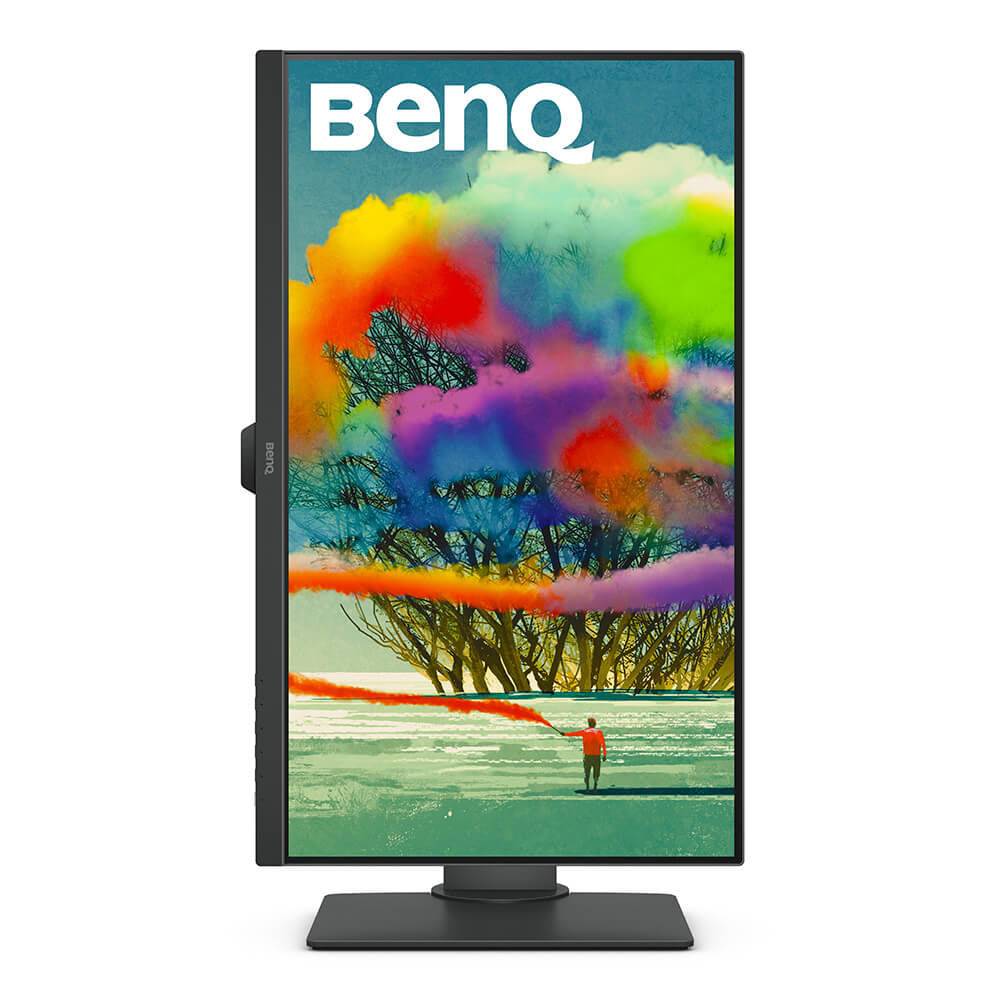 BenQ PD2705Q – Monitor, 27", 2560 × 1440 (WQHD), IPS, 60 Hz, 300 cd/m², KVM, USB-C, Integrierte Lautsprecher