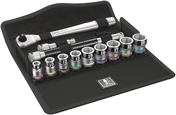Wera Zyklop Metal Knarrensatz – Antrieb 3/8" – 8100 SB HF 1
