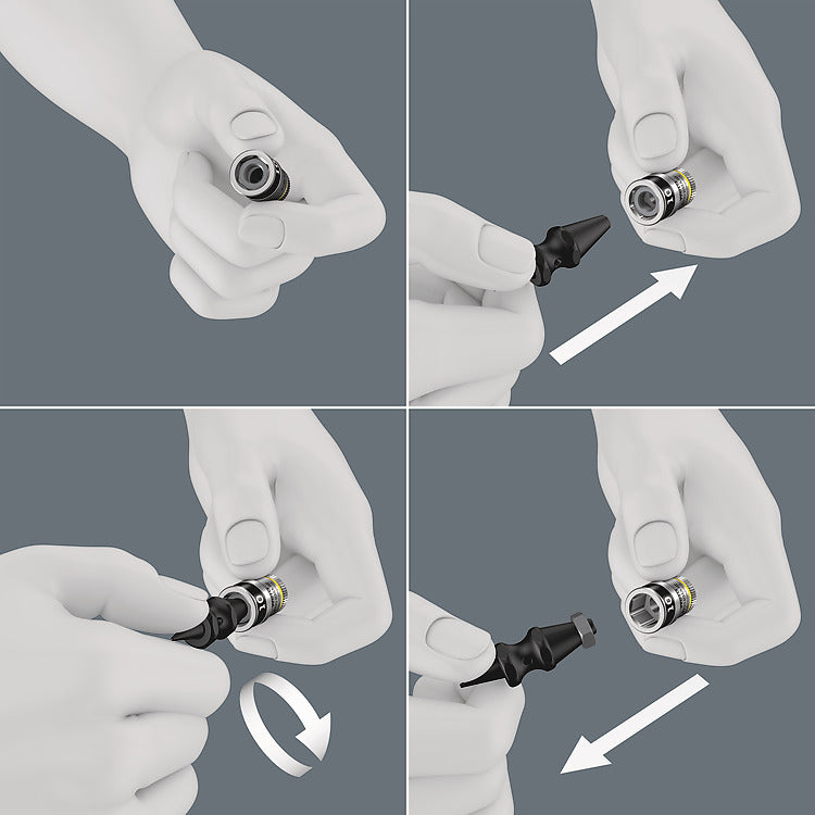 Wera Zyklop Metal Knarrensatz – Antrieb 3/8" – 8100 SB HF 1